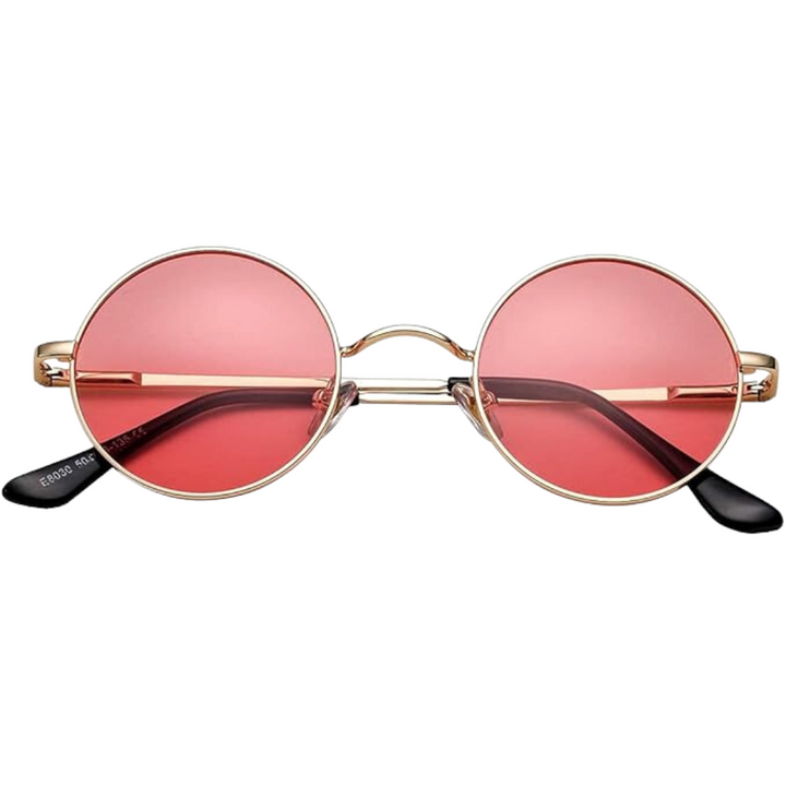 Retro okrągłe okulary przeciwsłoneczne polaryzacyjne - Lennon