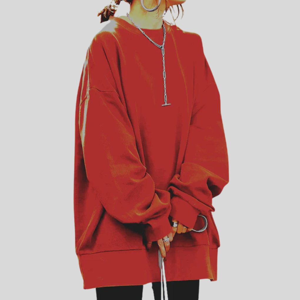 Sweter Oversized dla Kobiet – Relaksacyjny Styl z Odważnym Fitem