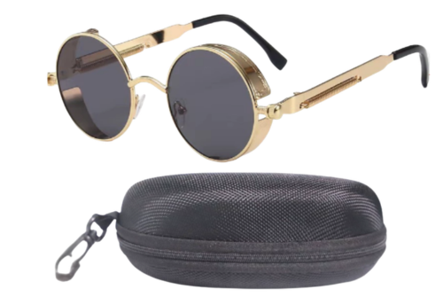 Okulary przeciwsłoneczne Steampunk Retro Okrągłe Polaryzacyjne – Argo