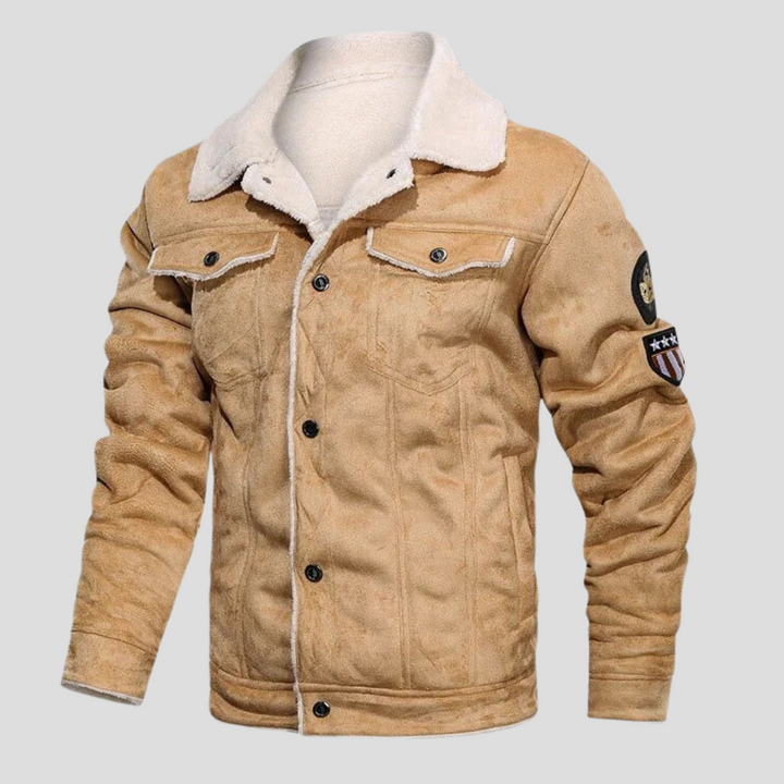 Męska Kurtka Skórzana Biker