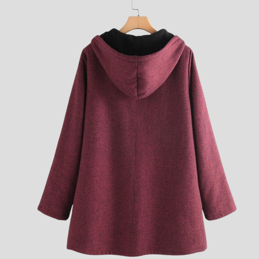 Kurtka damska „Solid Fleece z kapturem”