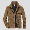 Męska Kurtka z Sztruksu – Cienki Krój z Opływowym Stylem