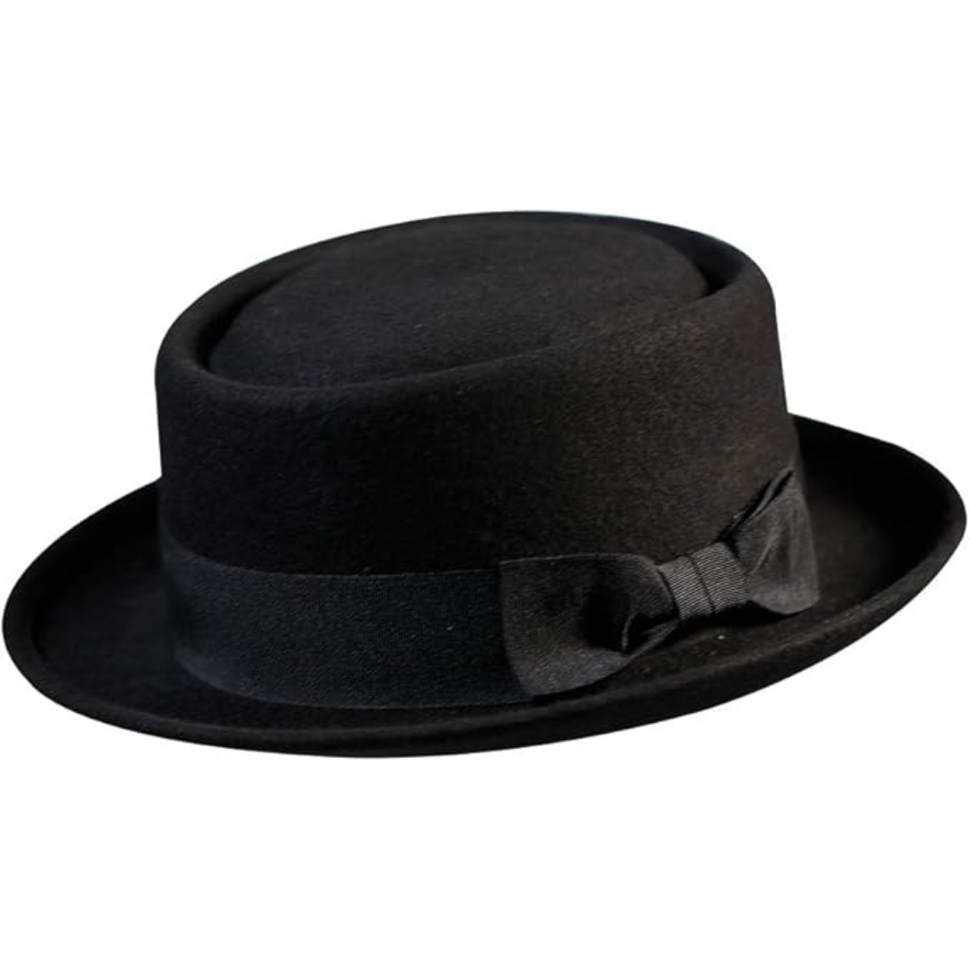 Kapelusz fedora z filcu wełnianego Pork Pie - Evan