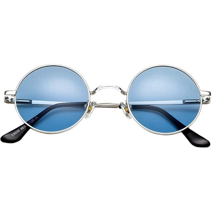 Retro okrągłe okulary przeciwsłoneczne polaryzacyjne - Lennon