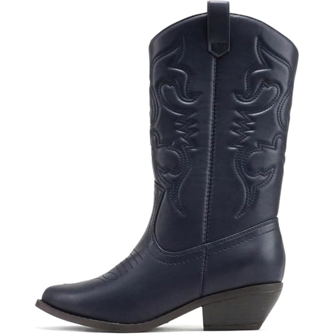 Stylowe kowbojki western z noskiem w szpic - Gracia