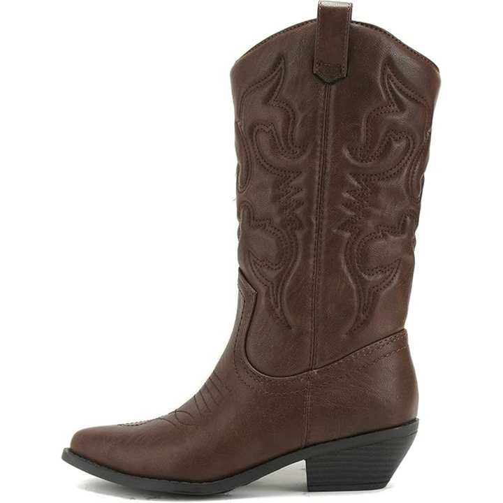 Stylowe kowbojki western z noskiem w szpic - Gracia
