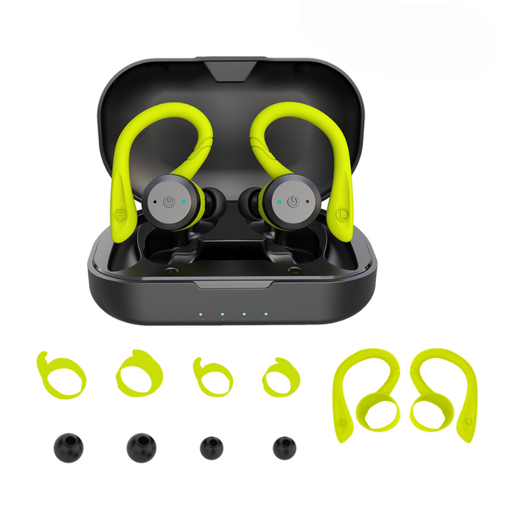 Vega – wodoodporne bezprzewodowe słuchawki sportowe – 20 godzin odtwarzania | Bluetooth 5.0, IPX7 do pływania i fitnessu
