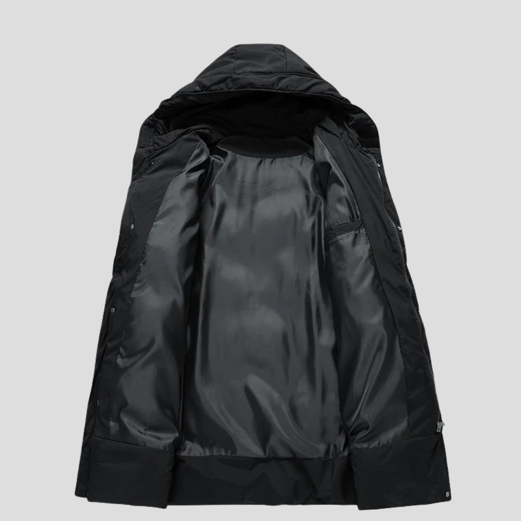 Męska Parka Kurtka – Elegancka Ochrona na Surową Pogodę