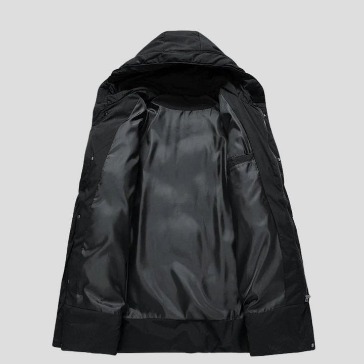 Męska Parka Kurtka – Elegancka Ochrona na Surową Pogodę