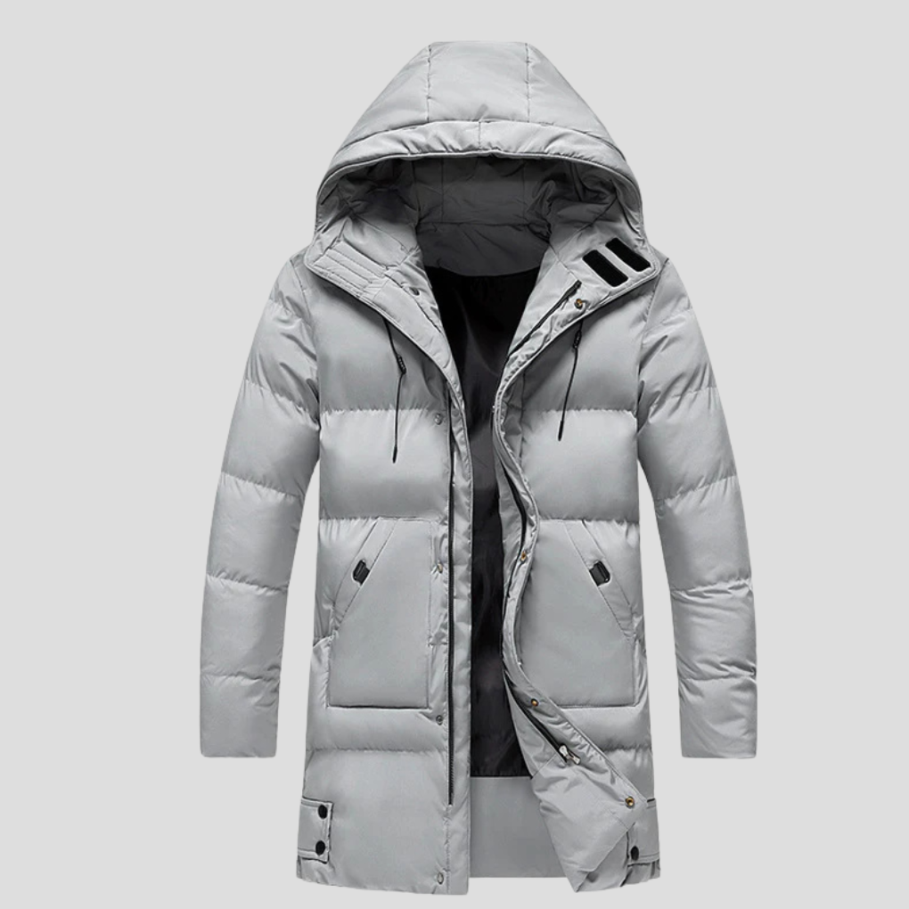Męska Parka Kurtka – Elegancka Ochrona na Surową Pogodę