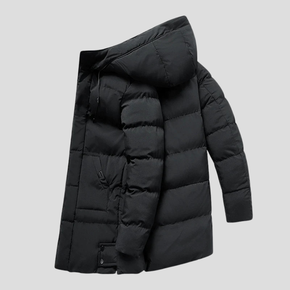 Męska Parka Kurtka – Elegancka Ochrona na Surową Pogodę