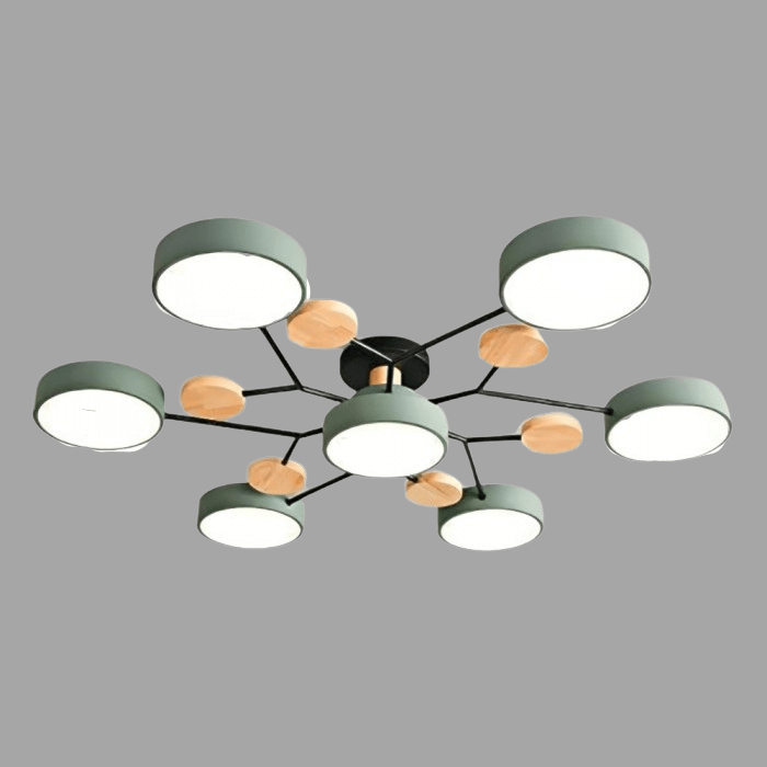 Skandynawska Lampa Sufitowa – Rozgałęziony, Elegancki i Zrównoważony Design z Technologią LED