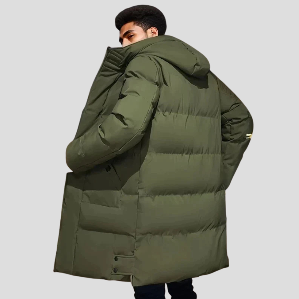 Męska Parka Kurtka – Elegancka Ochrona na Surową Pogodę