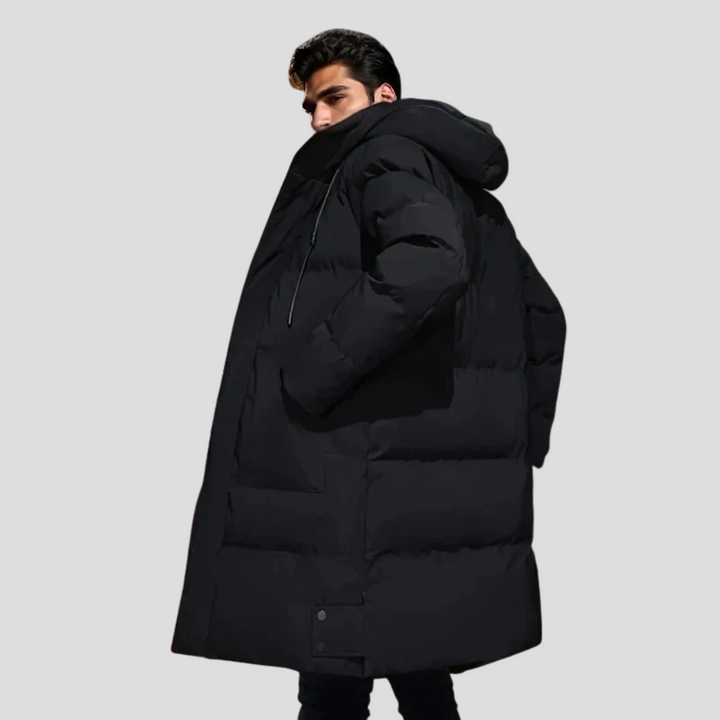 Męska Parka Kurtka – Elegancka Ochrona na Surową Pogodę