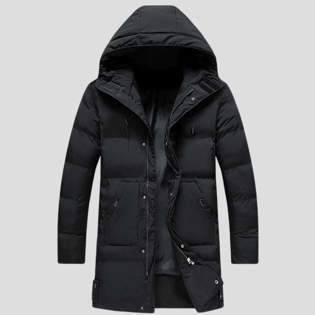 Męska Parka Kurtka – Elegancka Ochrona na Surową Pogodę