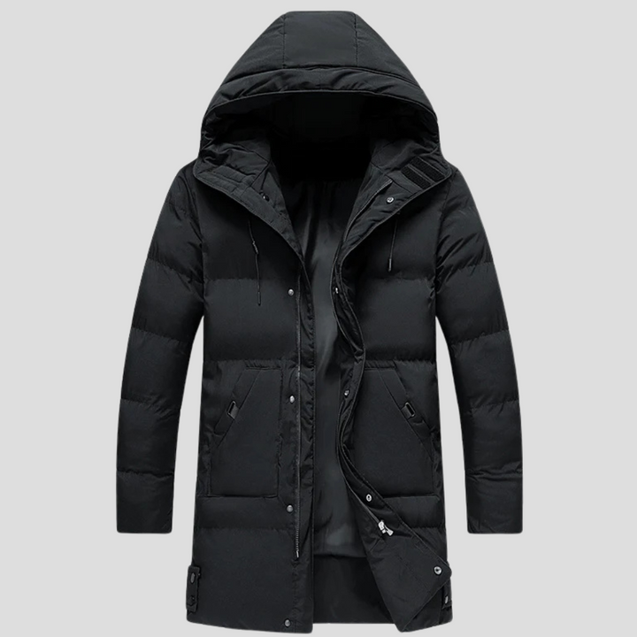 Męska Parka Kurtka – Elegancka Ochrona na Surową Pogodę