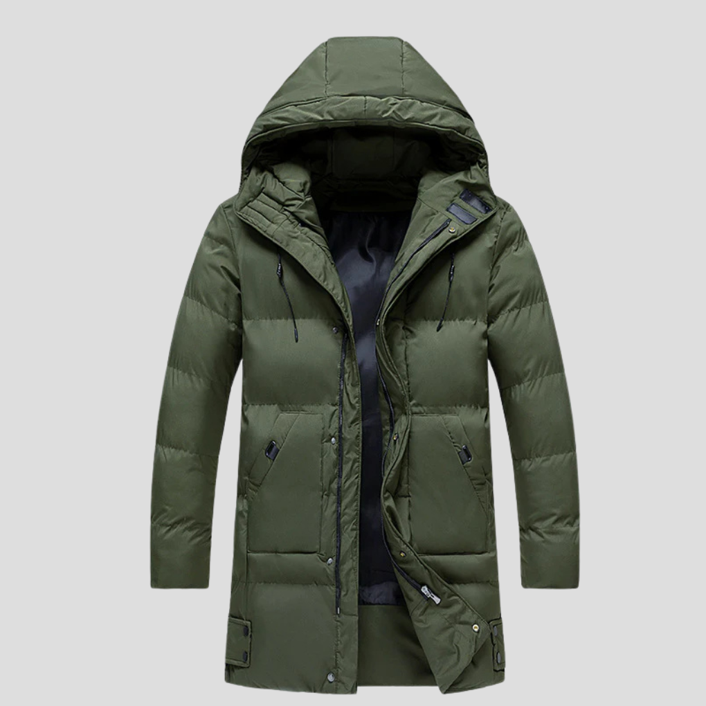 Męska Parka Kurtka – Elegancka Ochrona na Surową Pogodę