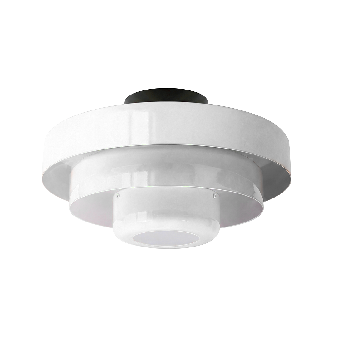 Vanesly Bauhaus Okrągła Trzypoziomowa Lampa Sufitowa Macaron