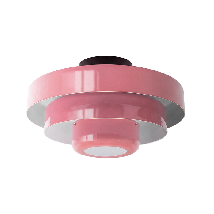 Vanesly Bauhaus Okrągła Trzypoziomowa Lampa Sufitowa Macaron