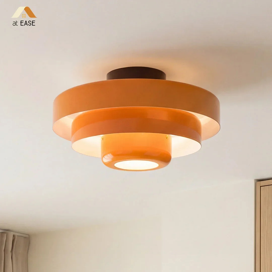 Vanesly Bauhaus Okrągła Trzypoziomowa Lampa Sufitowa Macaron
