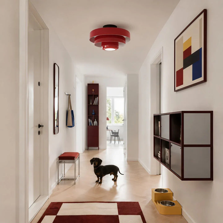 Vanesly Bauhaus Okrągła Trzypoziomowa Lampa Sufitowa Macaron