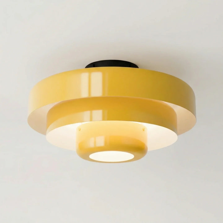 Vanesly Bauhaus Okrągła Trzypoziomowa Lampa Sufitowa Macaron