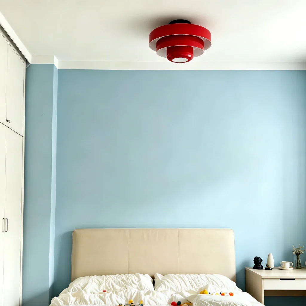 Vanesly Bauhaus Okrągła Trzypoziomowa Lampa Sufitowa Macaron
