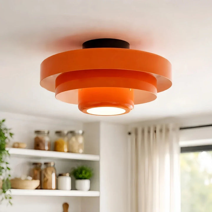Vanesly Bauhaus Okrągła Trzypoziomowa Lampa Sufitowa Macaron