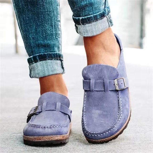 Retro Zamszowe Loafers dla Kobiet