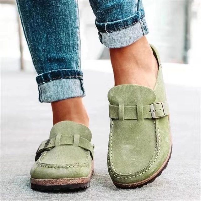 Retro Zamszowe Loafers dla Kobiet