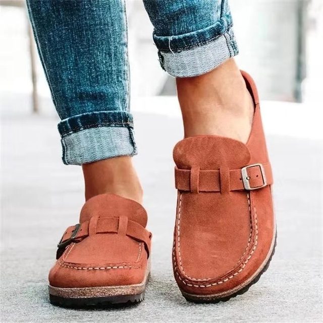Retro Zamszowe Loafers dla Kobiet