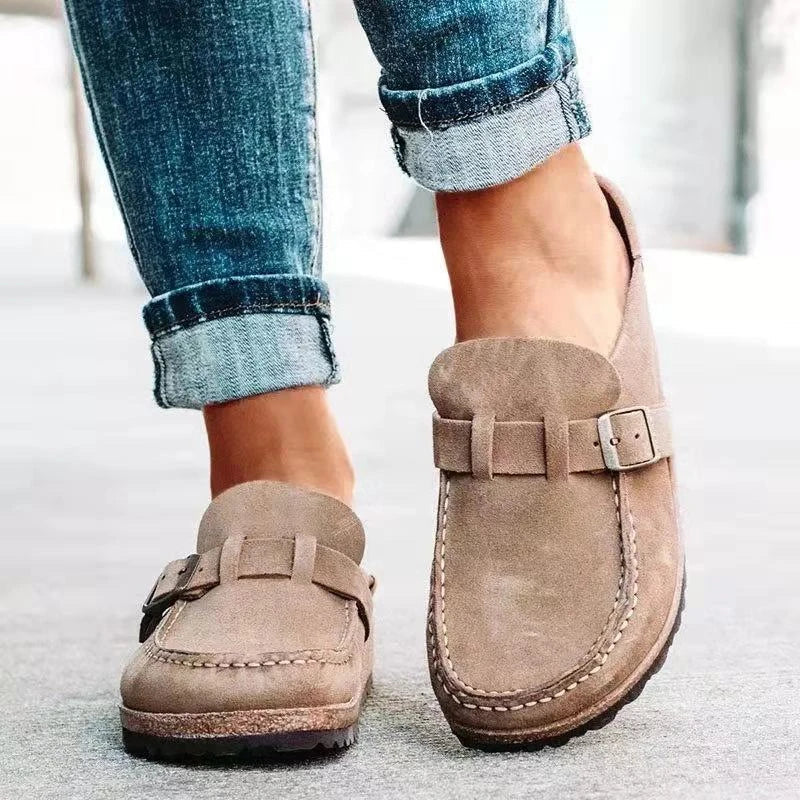 Retro Zamszowe Loafers dla Kobiet