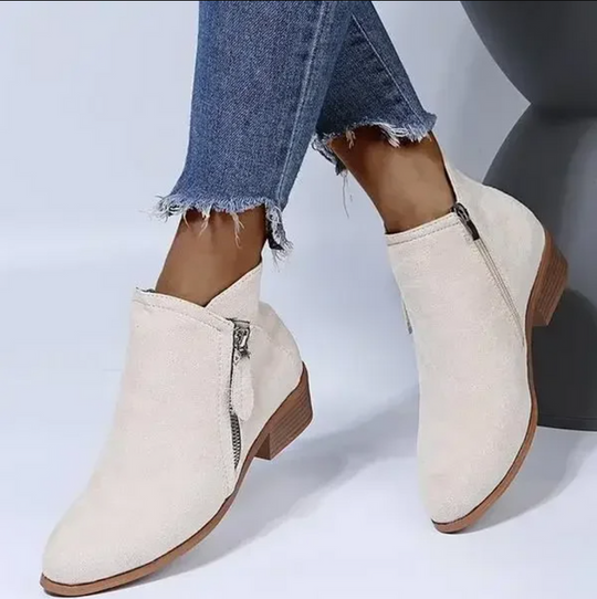 Kobiece Buty Ortopedyczne na Kostkę | Zamek