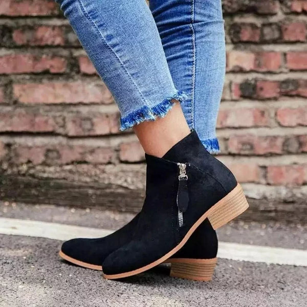 Kobiece Buty Ortopedyczne na Kostkę | Zamek