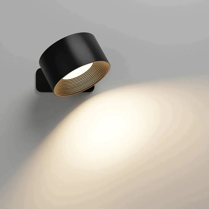 Bezprzewodowa lampa ścienna LED z głowicą obracaną o 360°, ściemniaczem dotykowym, 3 kolory