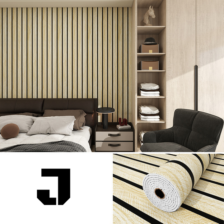 Panel ścienny | Nowoczesny design z lamelami | Matowe, odporne na zachlapania wykończenie | StylaSheen
