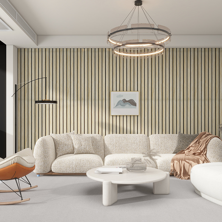 Panel ścienny | Nowoczesny design z lamelami | Matowe, odporne na zachlapania wykończenie | StylaSheen