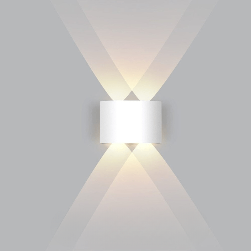 Wodoodporny kinkiet zewnętrzny LED – smukły aluminiowy, energooszczędny
