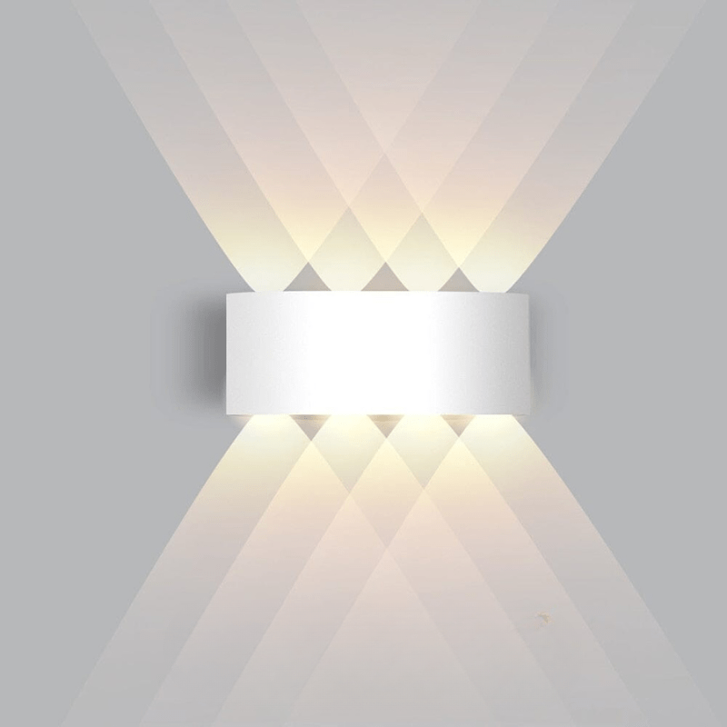 Wodoodporny kinkiet zewnętrzny LED – smukły aluminiowy, energooszczędny
