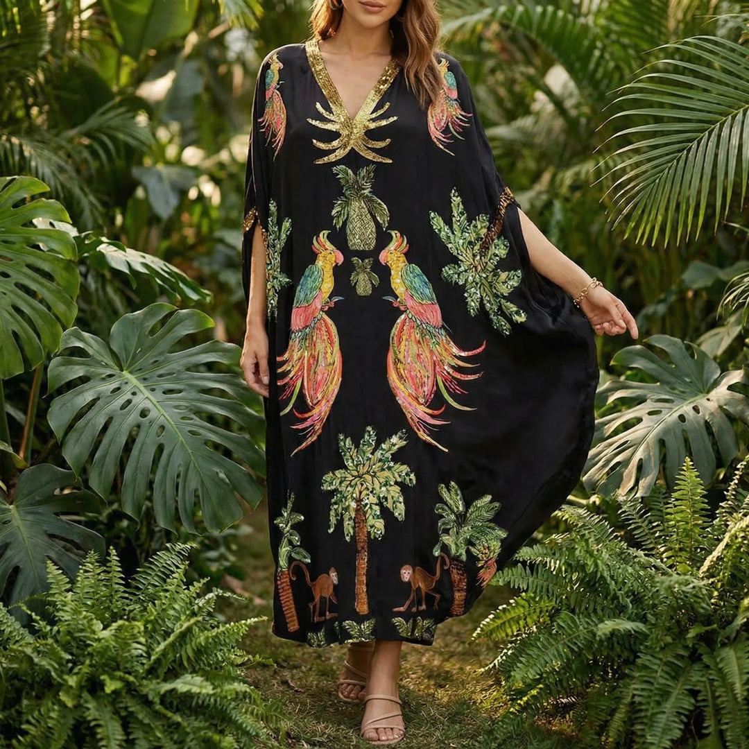 Szeroki kaftan do kostek - Luana