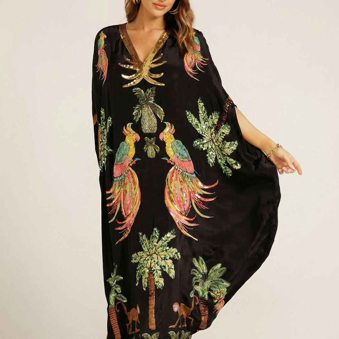 Szeroki kaftan do kostek - Luana