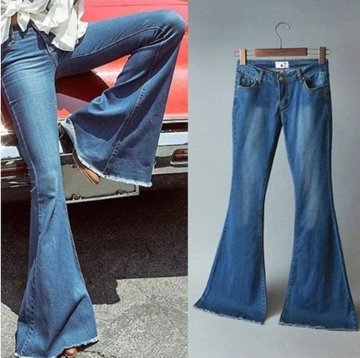 Elastyczne Dzwony Jeans