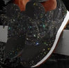 Brokatowe sneakersy damskie ze sportowym komfortem - Leona