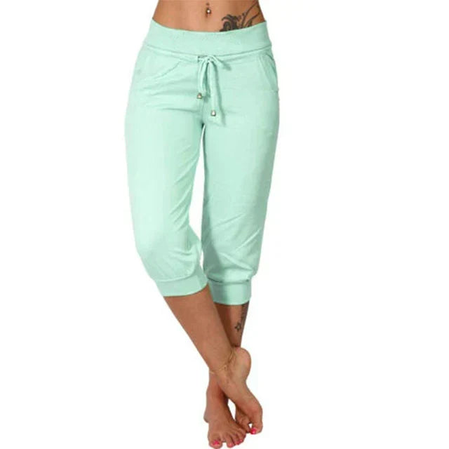 Casualowe spodnie capri - Luna