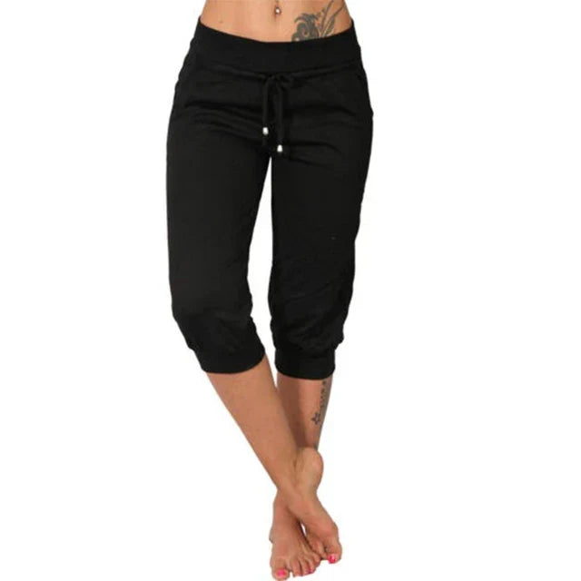 Casualowe spodnie capri - Luna