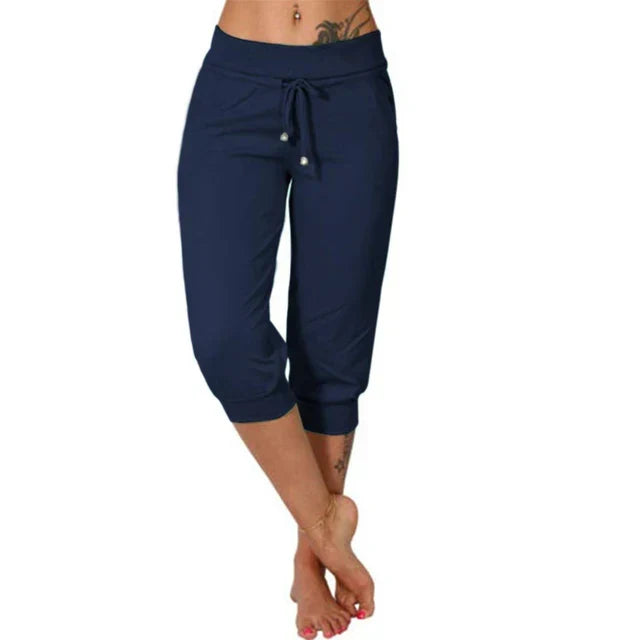 Casualowe spodnie capri - Luna