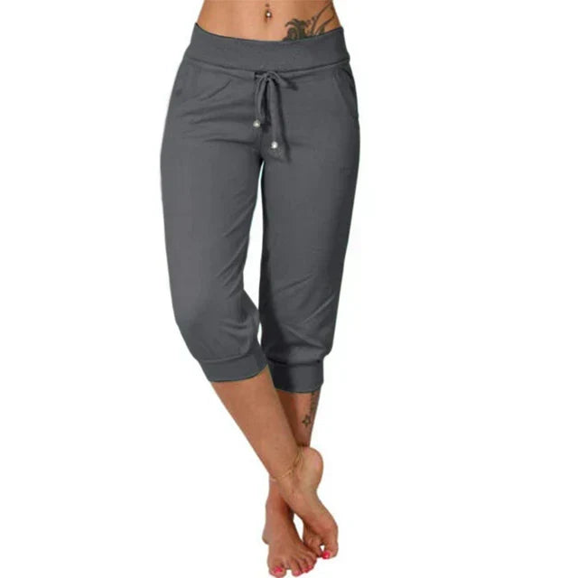 Casualowe spodnie capri - Luna