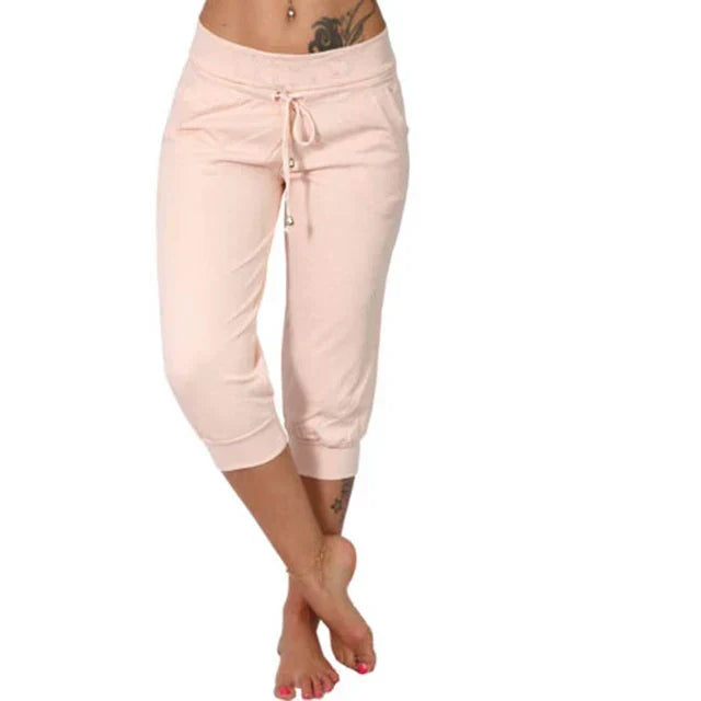 Casualowe spodnie capri - Luna