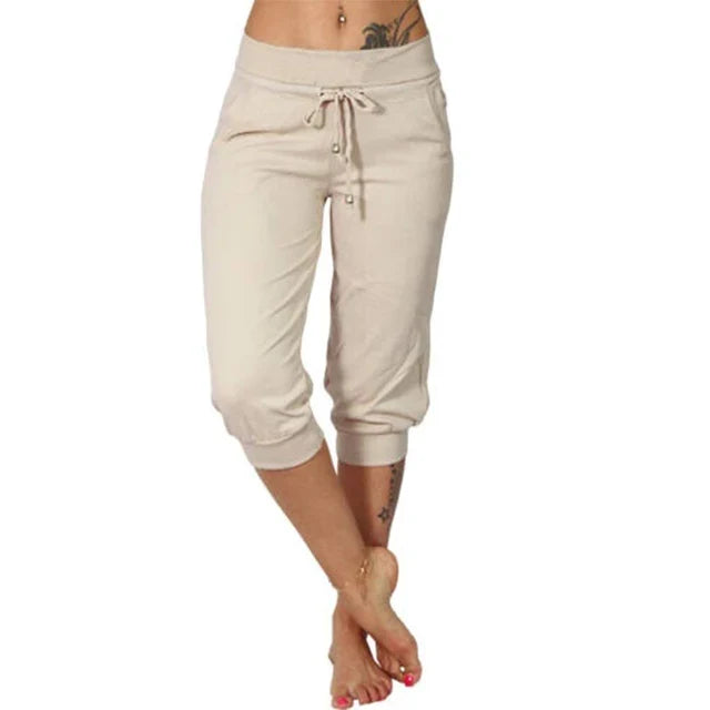Casualowe spodnie capri - Luna