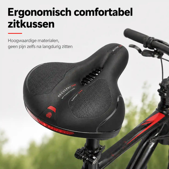 Ergonomiczne, komfortowe siodełko rowerowe z wycięciem – z 2-calową pianką i wodoodporną skórą PU